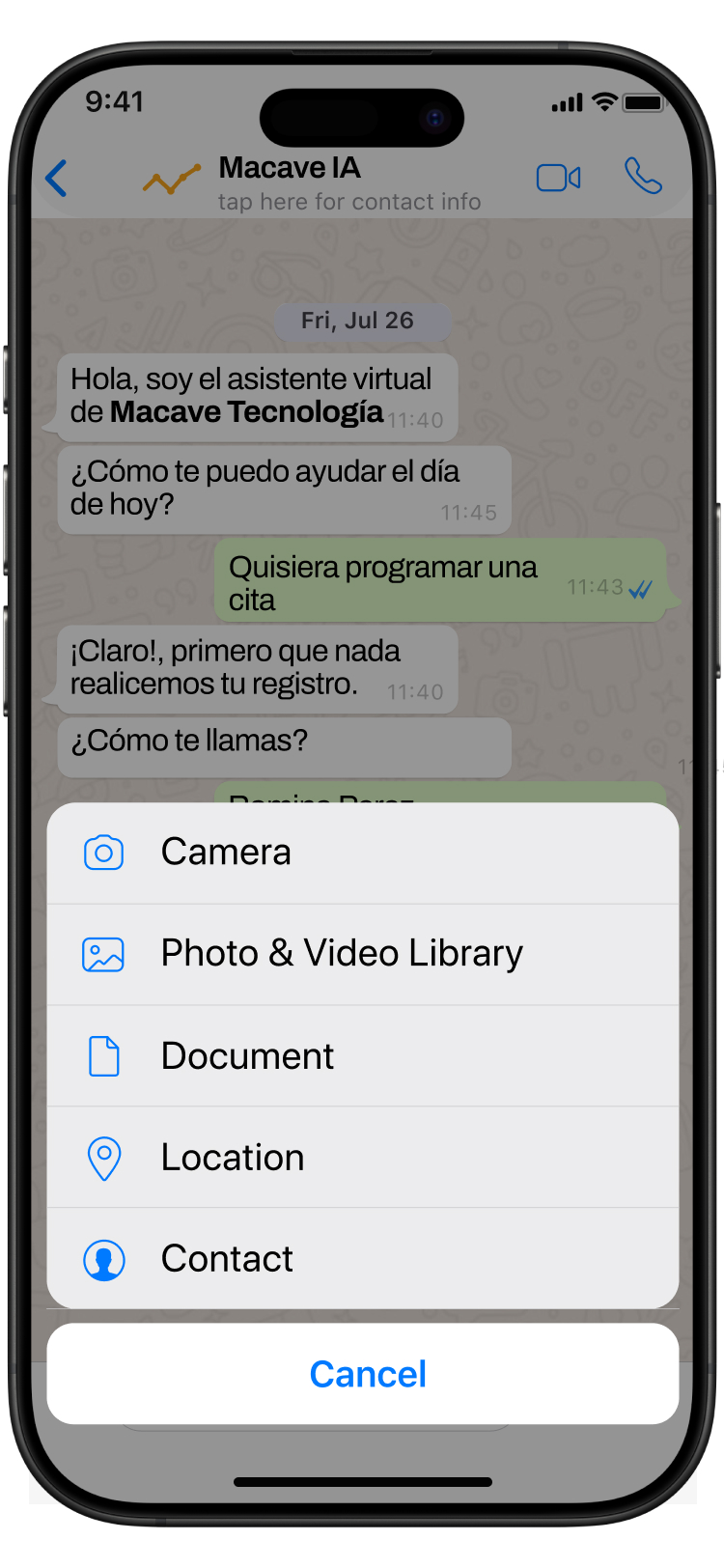 Automatización con IA en WhatsApp