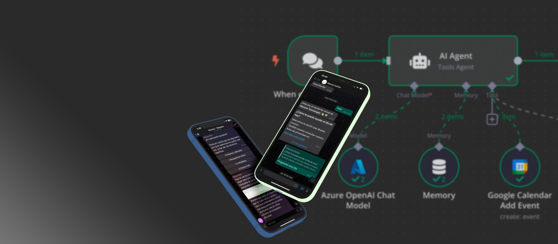 Agentes de IA personalizados con WhatsApp